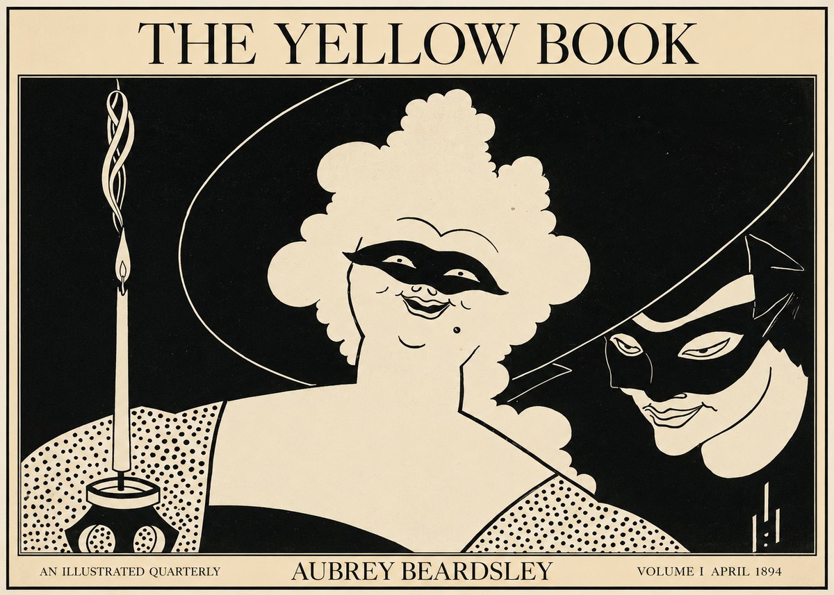 Aubrey Beardsley The Yellow Book I No1 - Plakát