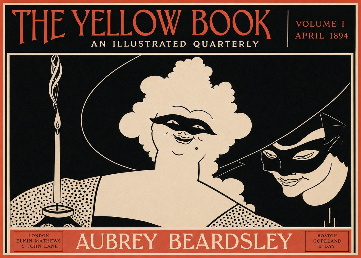 Aubrey Beardsley The Yellow Book I No2 - Plakát