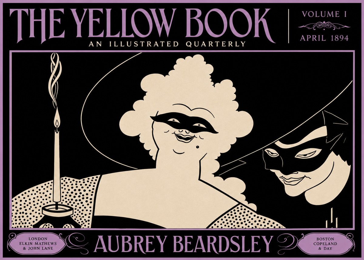Aubrey Beardsley The Yellow Book I No3 - Plakát