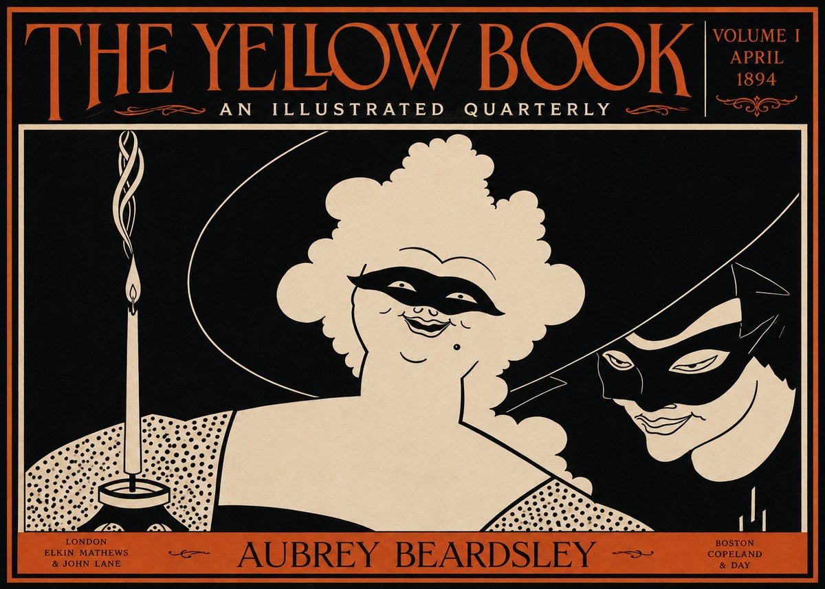 Aubrey Beardsley The Yellow Book I No4 - Plakát