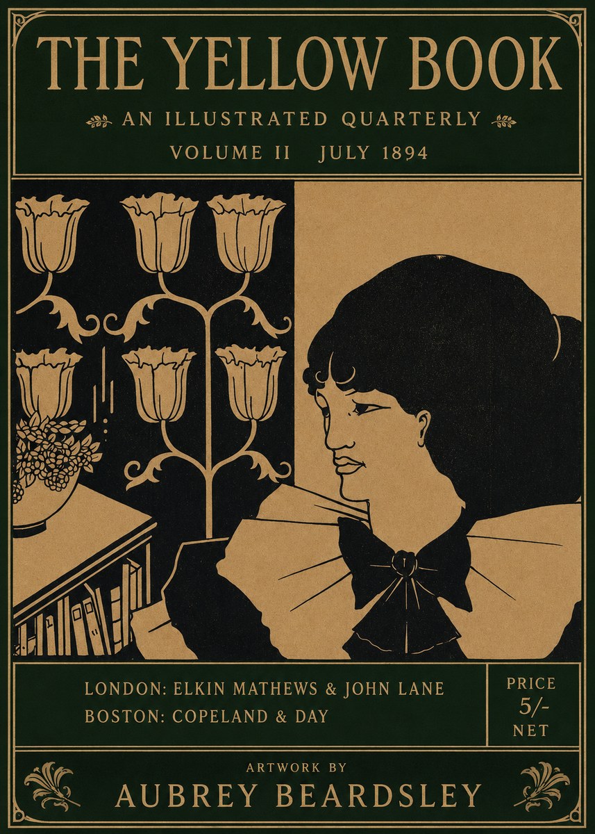 Aubrey Beardsley The Yellow Book - Volume Ii July 1894 No1 - Plakát