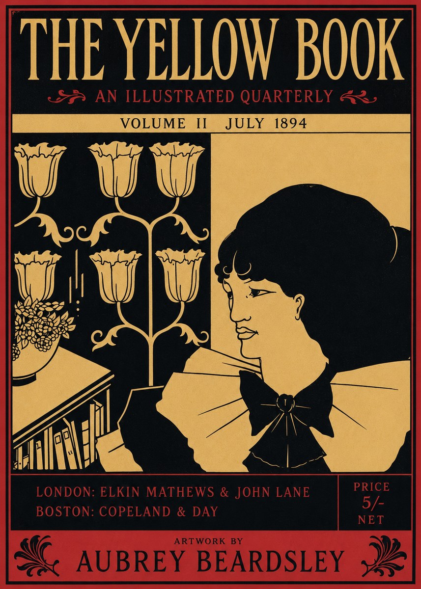 Aubrey Beardsley The Yellow Book - Volume Ii July 1894 No2 - Plakát