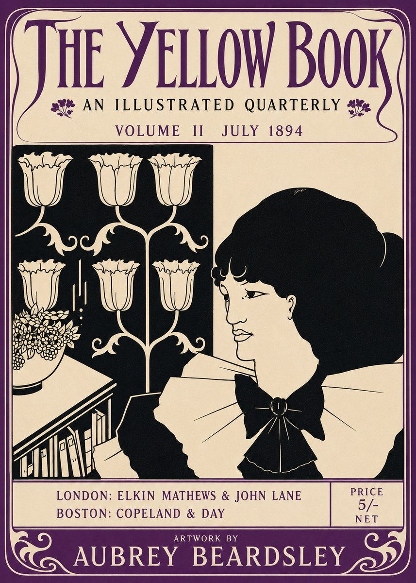 Aubrey Beardsley The Yellow Book - Volume Ii July 1894 No3 - Plakát