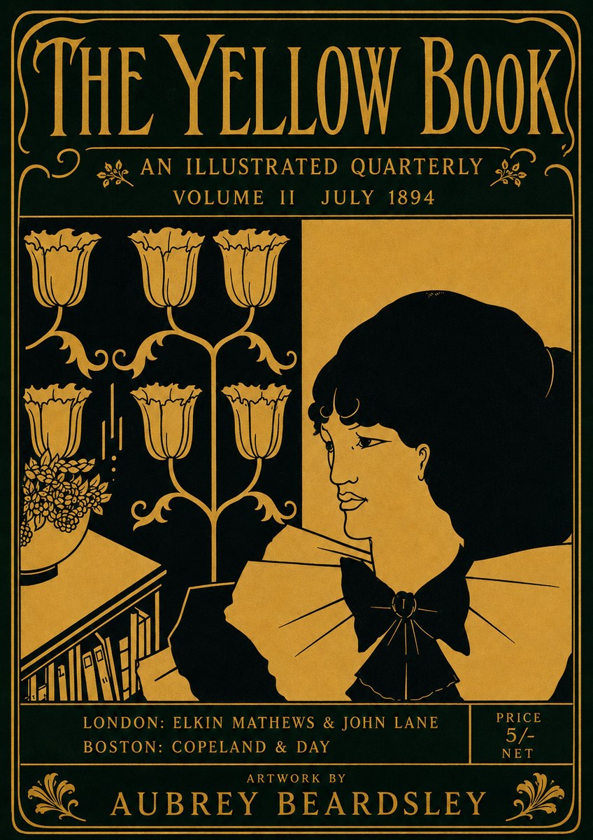 Aubrey Beardsley The Yellow Book - Volume Ii July 1894 No4 - Plakát