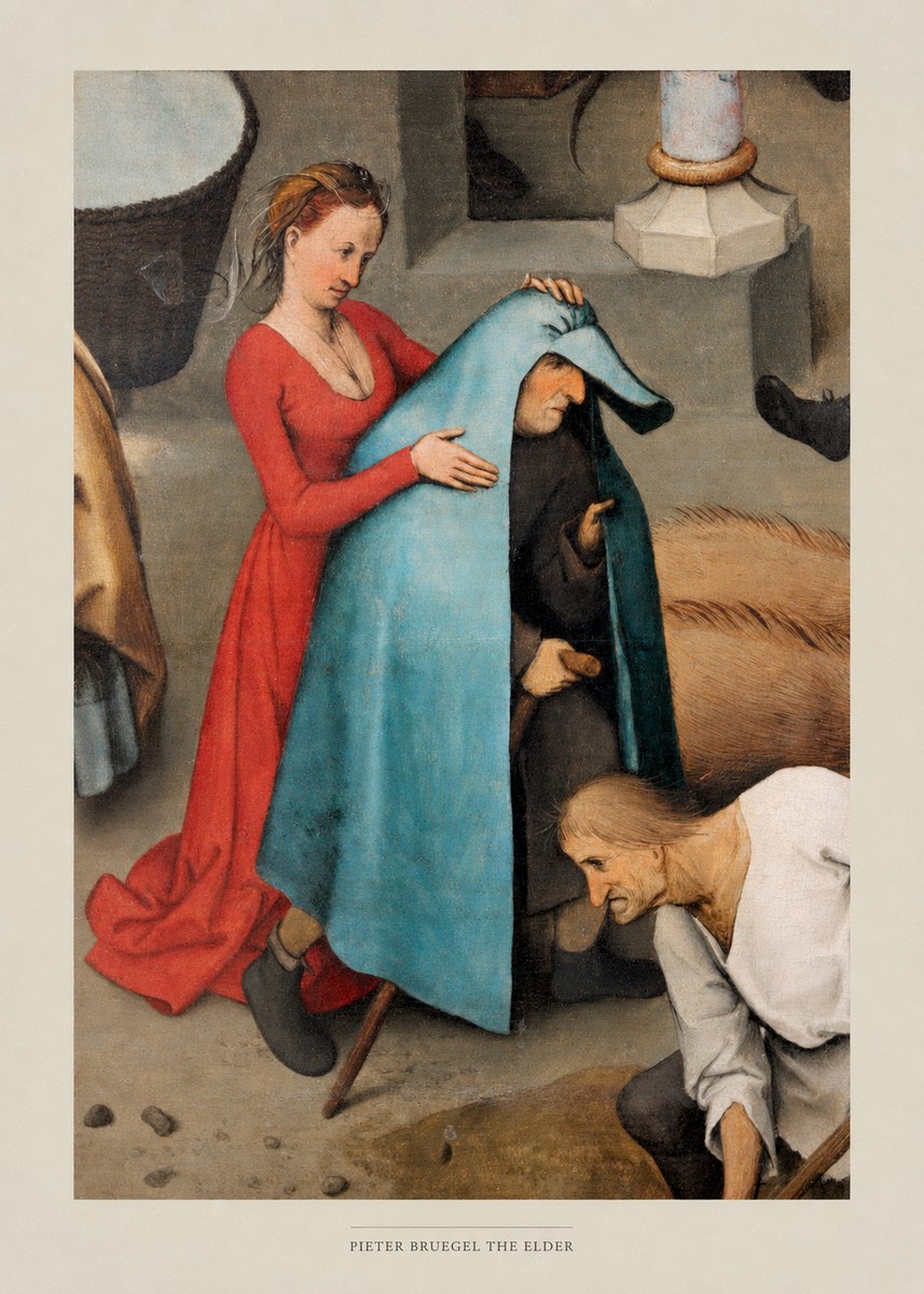 Pieter Bruegel The Blind Leading the Blind II No4 - Plakát