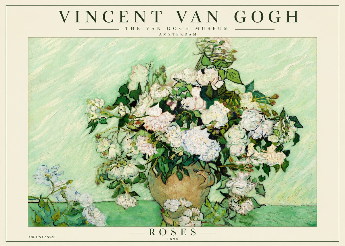 Van Gogh Roses II No3 - Plakát