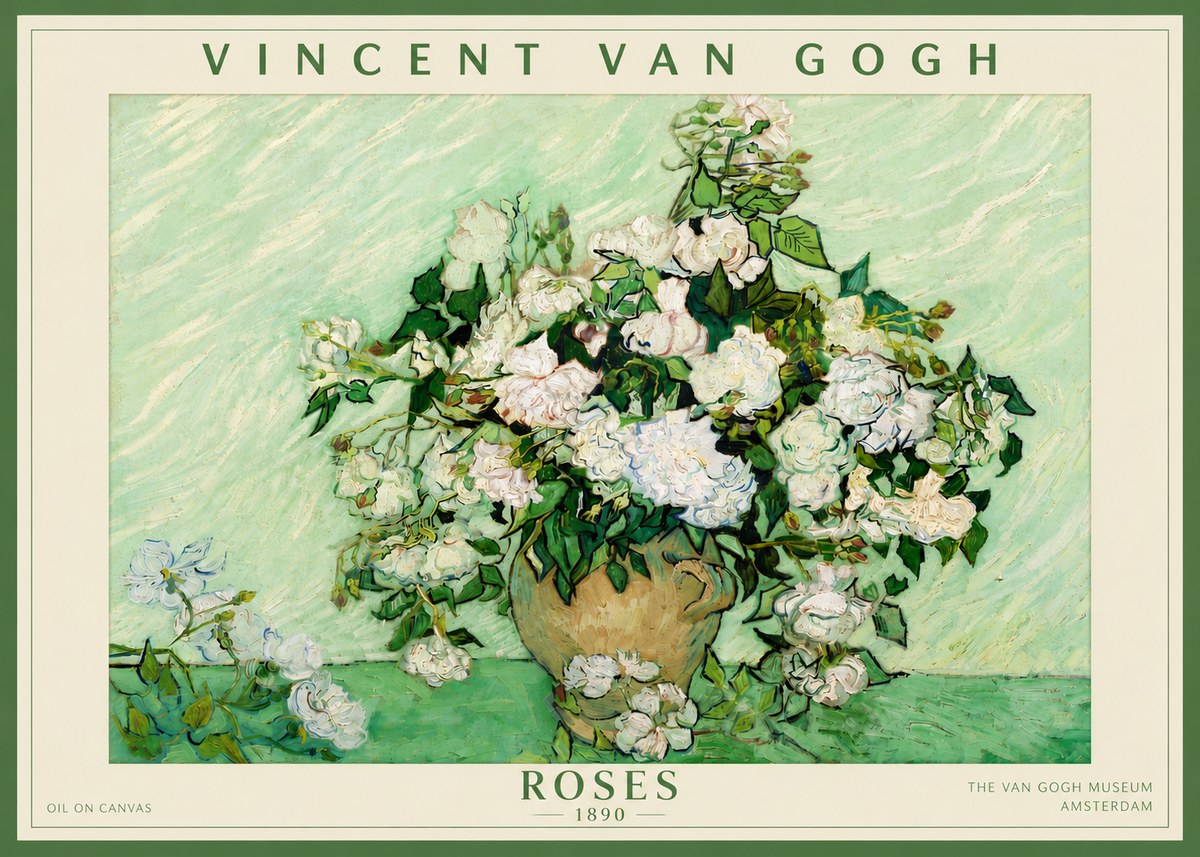 Van Gogh Roses II No5 - Plakát