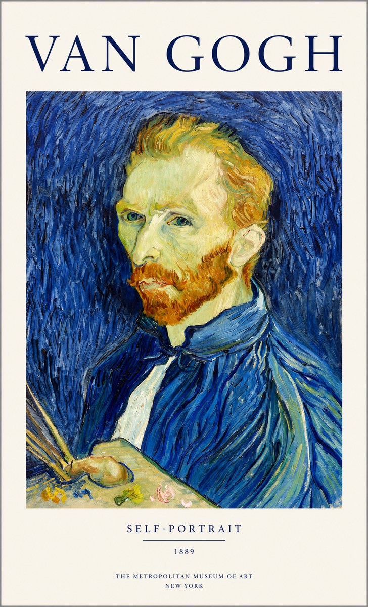 Van Gogh Self-portrait I No1 - Plakát