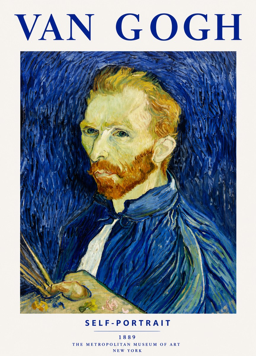 Van Gogh Self-portrait I No4 - Plakát