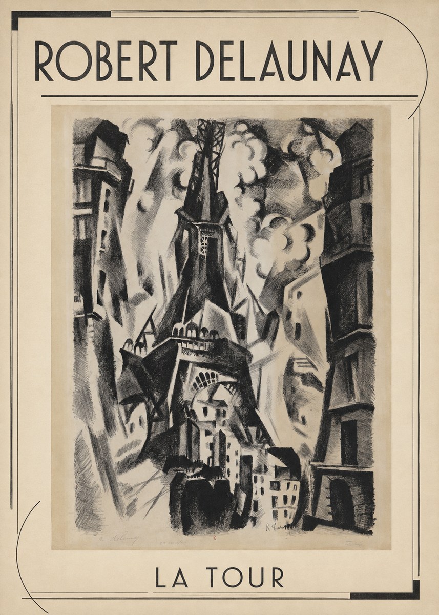 Robert Delaunay La Tour No1 - Plakát