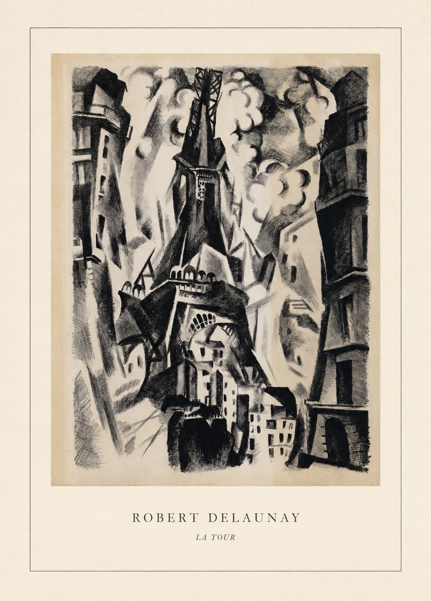 Robert Delaunay La Tour No4 - Plakát