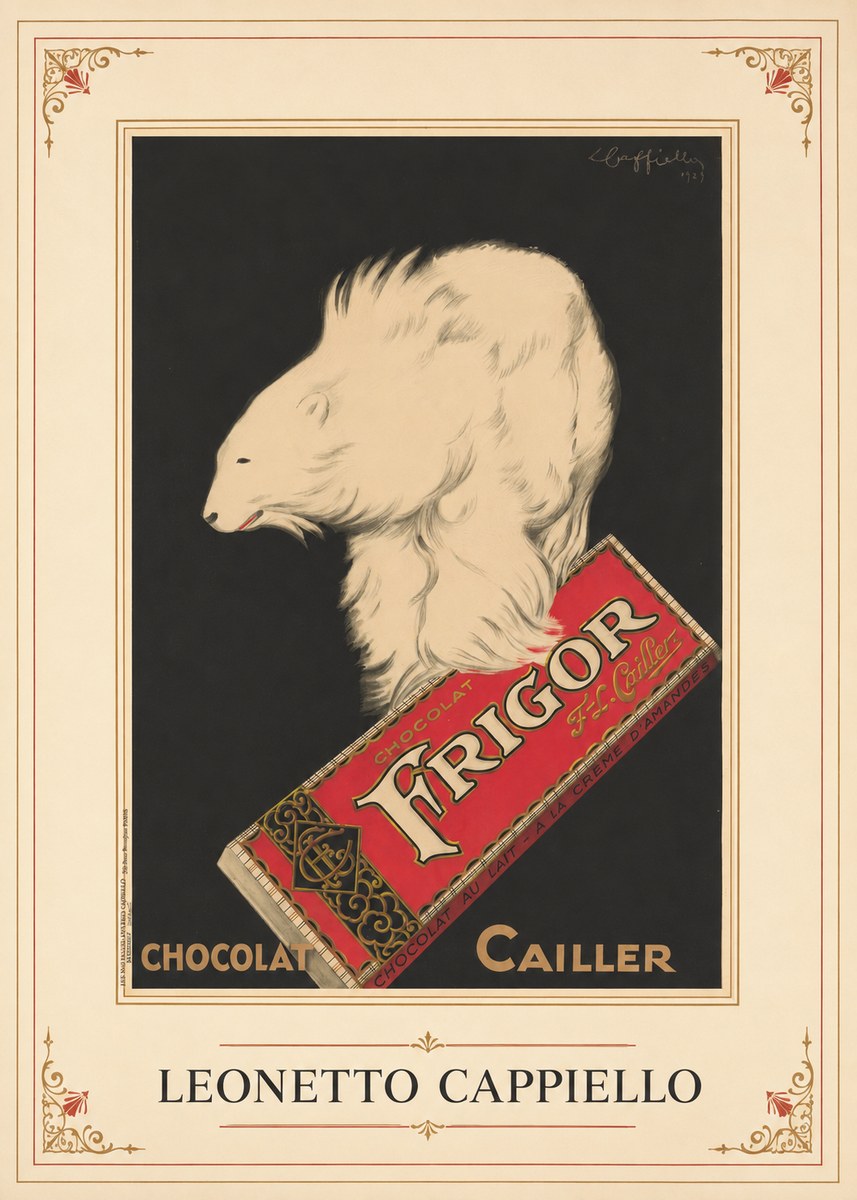 Leonetto Cappiello Chocolat Frigor No1 - Plakát