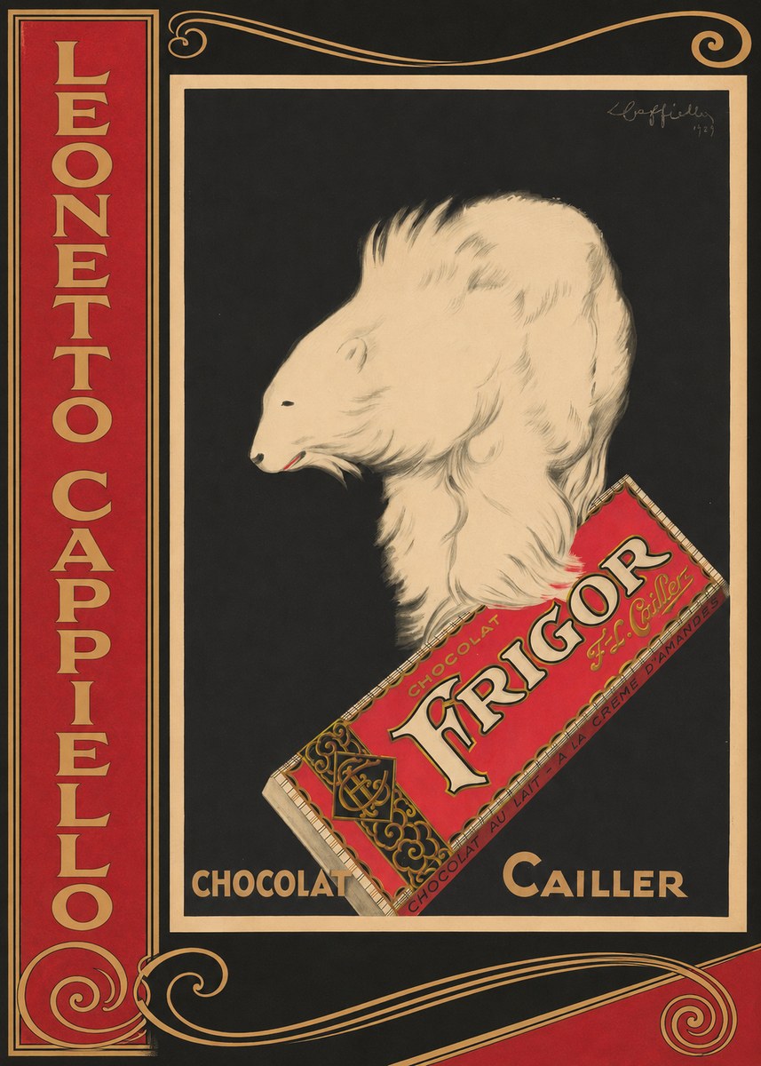 Leonetto Cappiello Chocolat Frigor No2 - Plakát