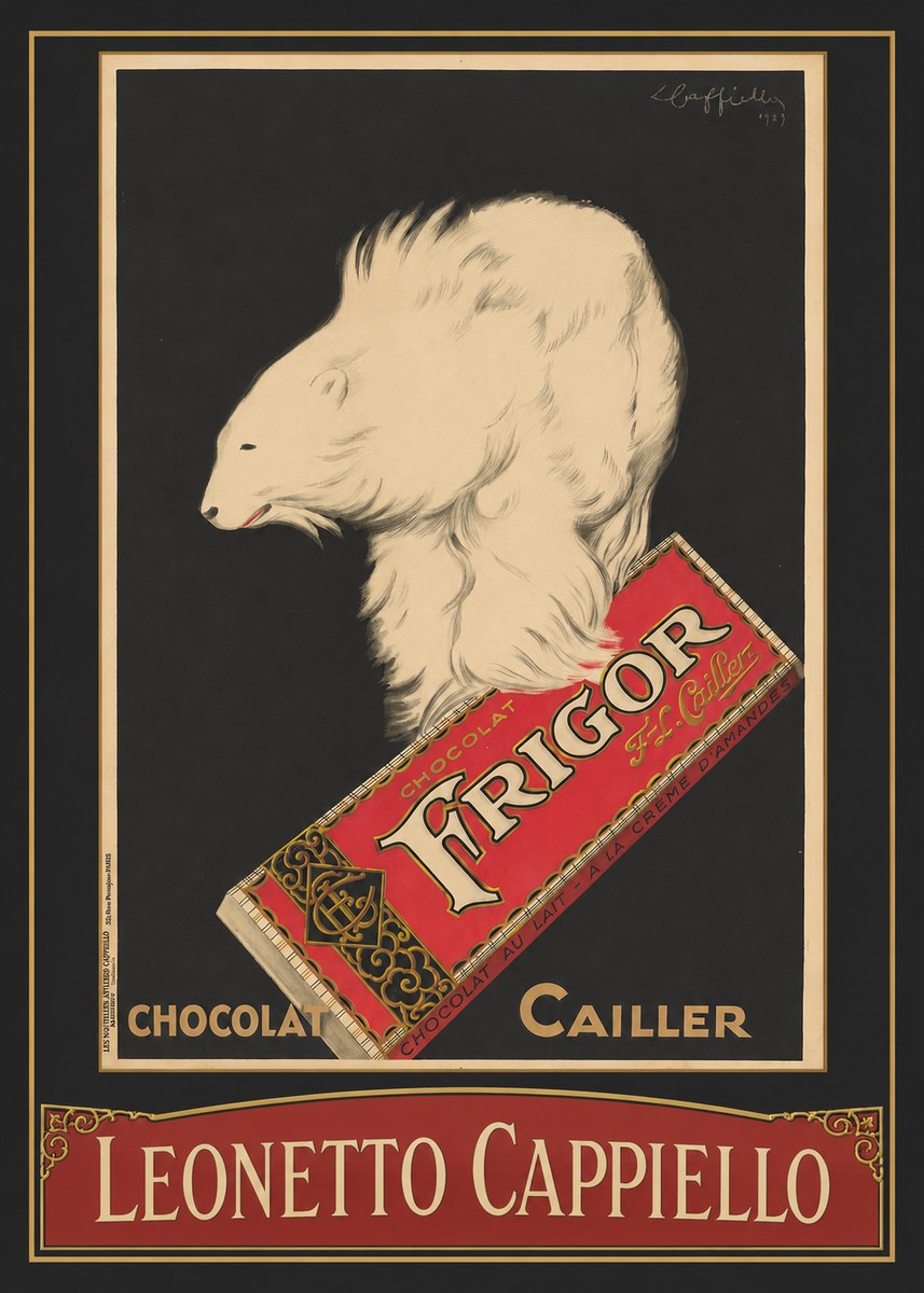 Leonetto Cappiello Chocolat Frigor No3 - Plakát