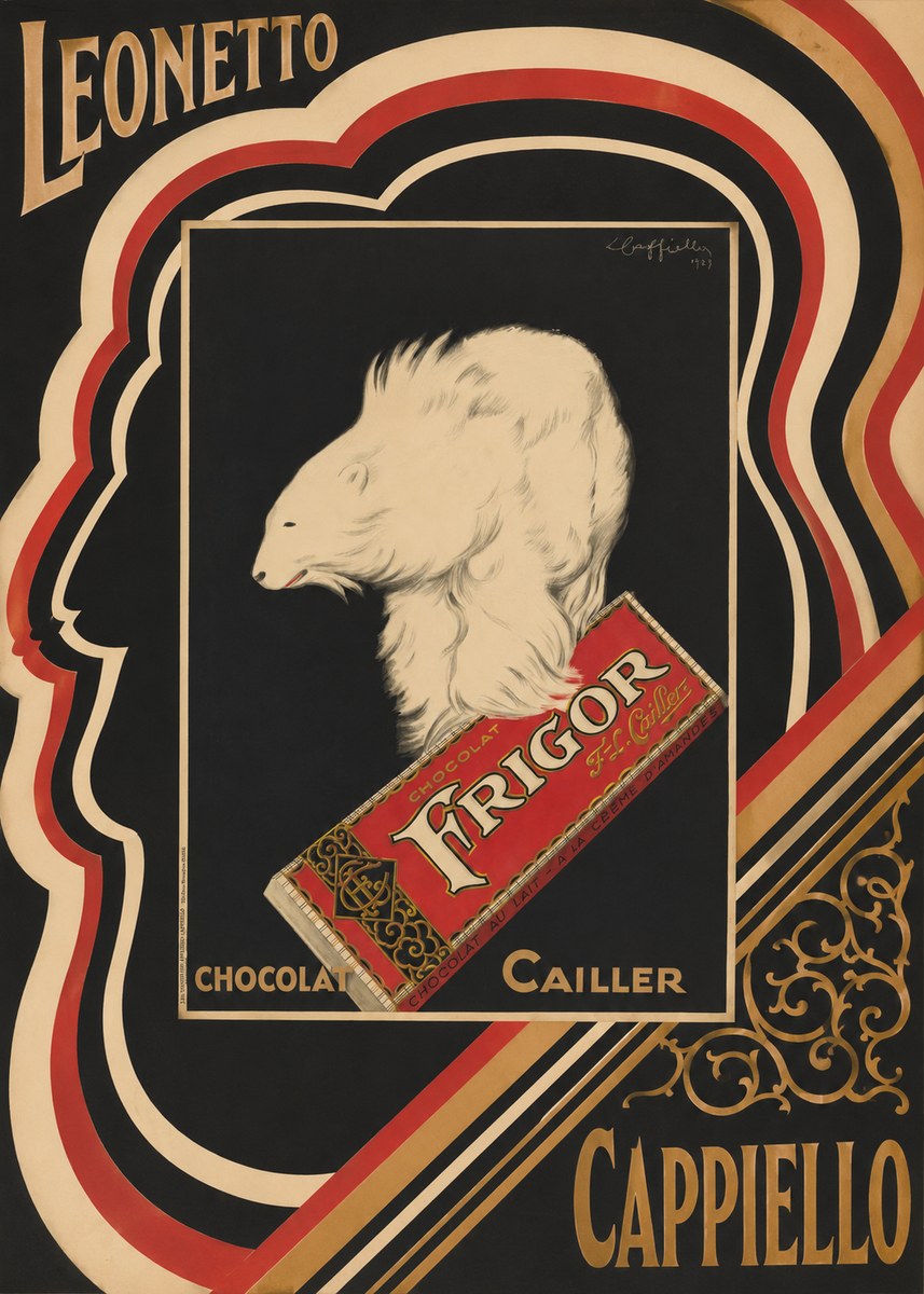Leonetto Cappiello Chocolat Frigor No6 - Plakát