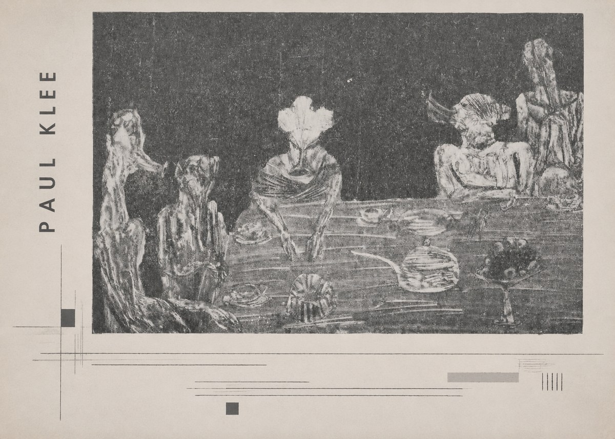 Paul Klee Die Mahlzeit No2 - Plakát