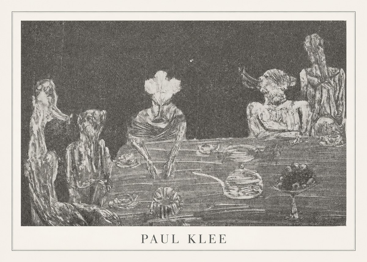 Paul Klee Die Mahlzeit No4 - Plakát