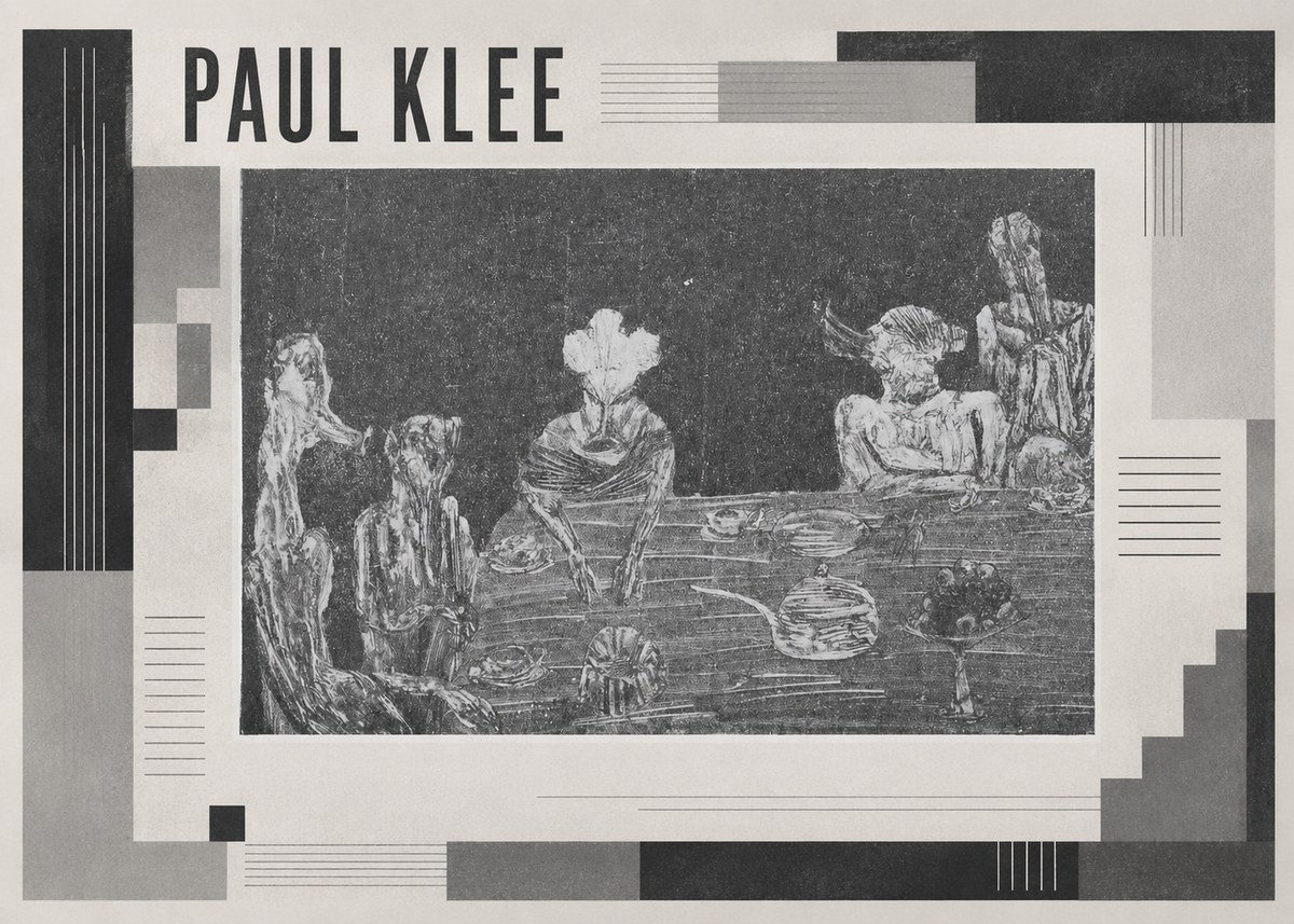 Paul Klee Die Mahlzeit No6 - Plakát