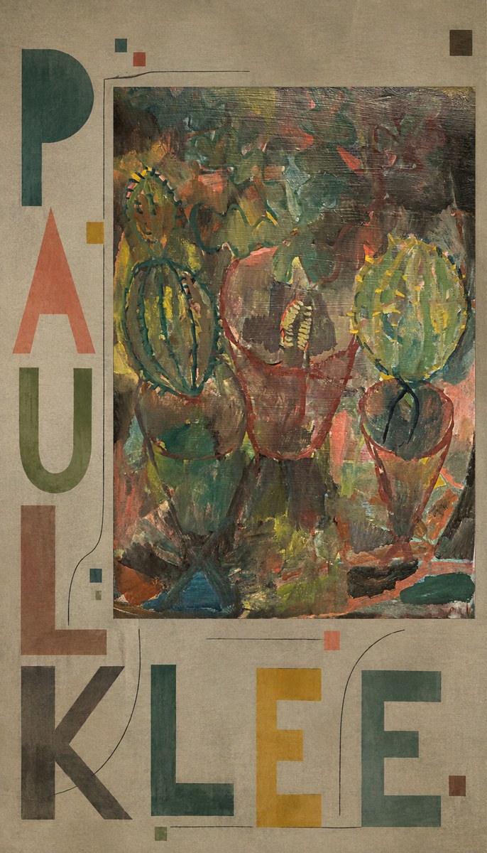 Paul Klee Three Potted Plants No6 - Plakát
