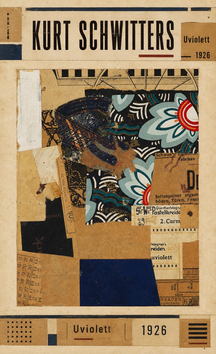 Kurt Schwitters Uviolett No3 - Plakát