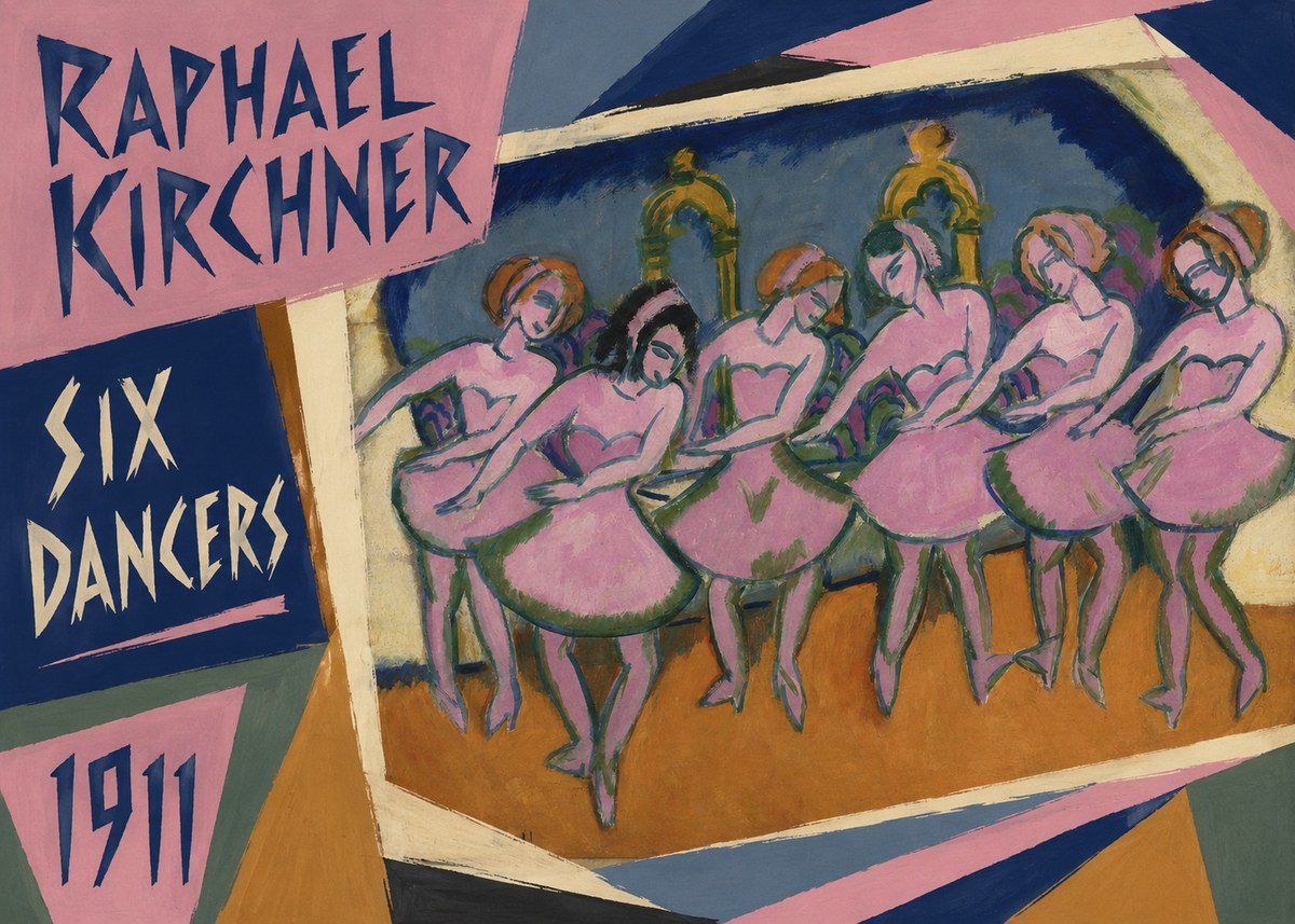 Raphael Kirchner Six Dancers No3 - Plakát