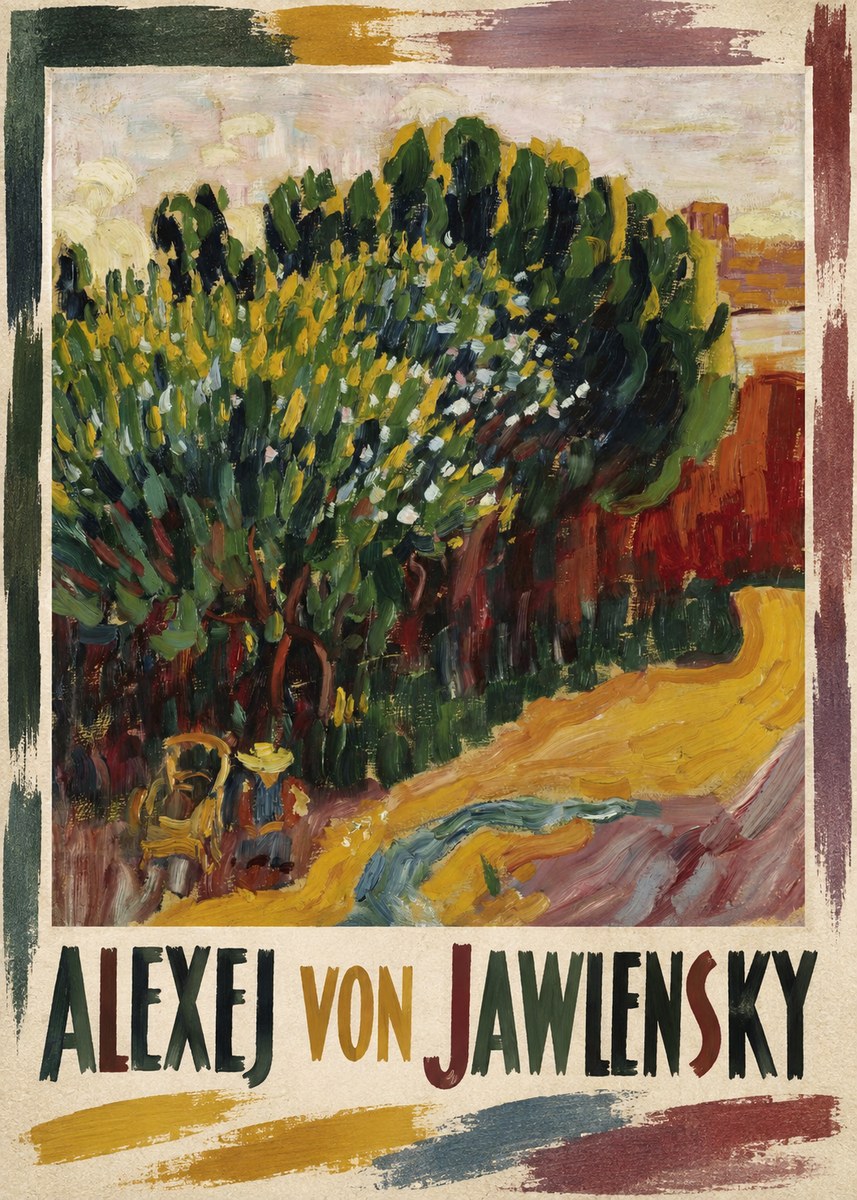 Alexej von Jawlensky Park Landscape (Murnau) No1 - Plakát