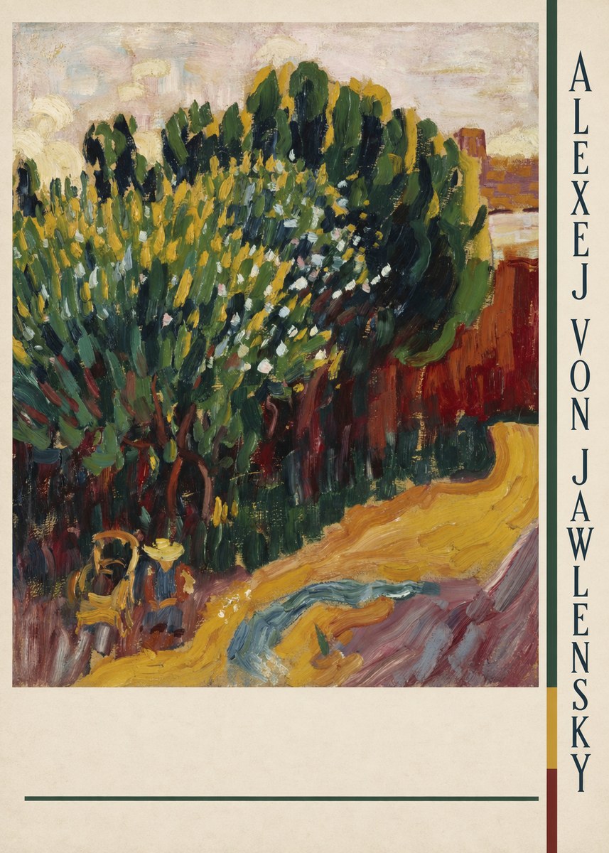 Alexej von Jawlensky Park Landscape (Murnau) No2 - Plakát