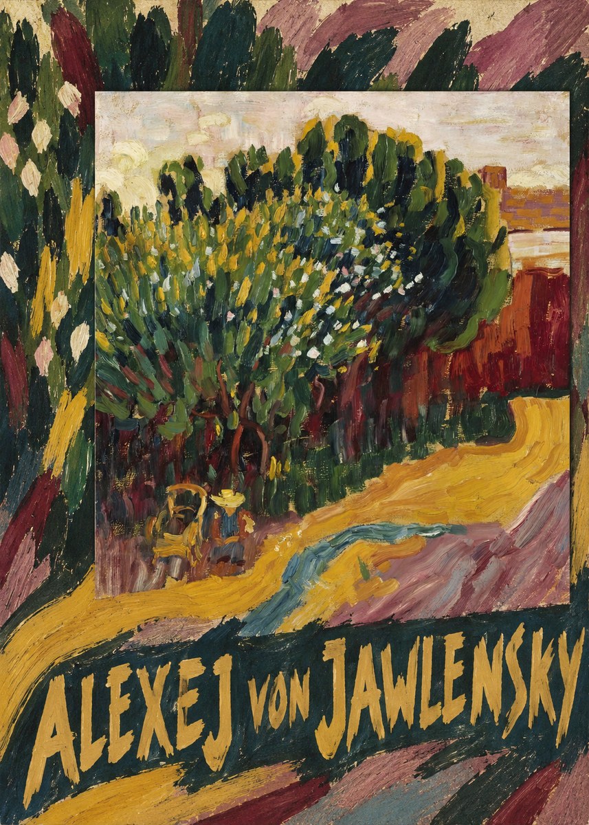 Alexej von Jawlensky Park Landscape (Murnau) No5 - Plakát