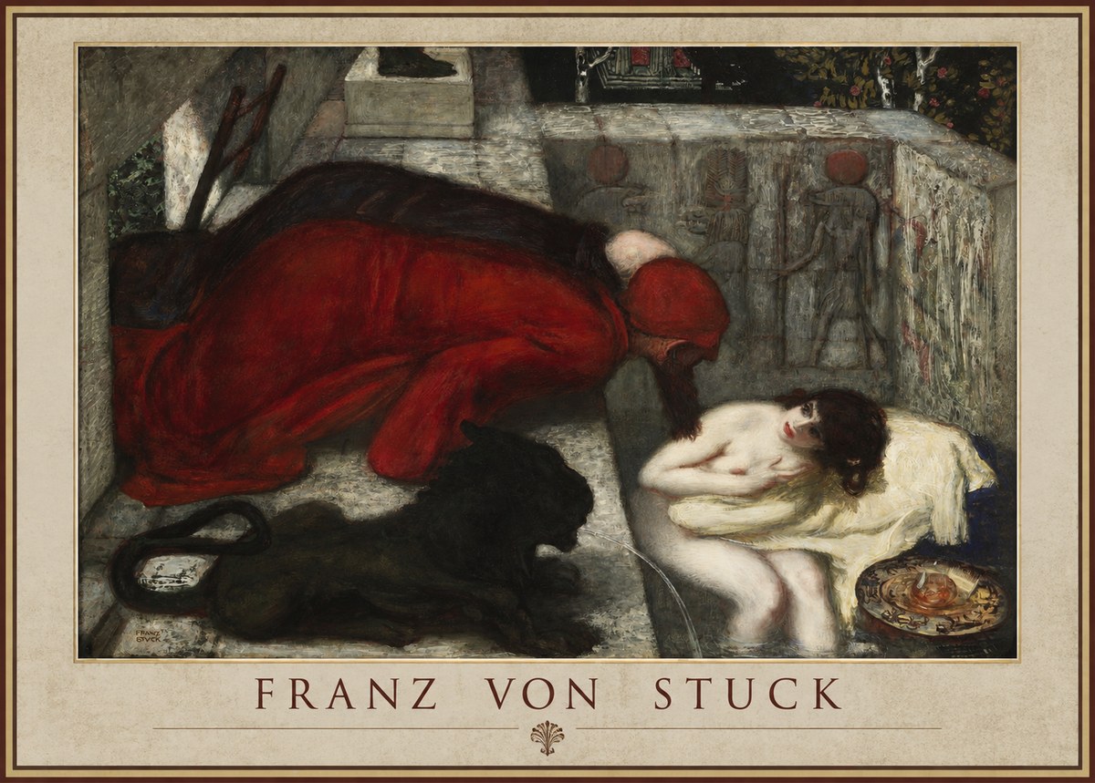 Franz von Stuck Salome No1 - Plakát