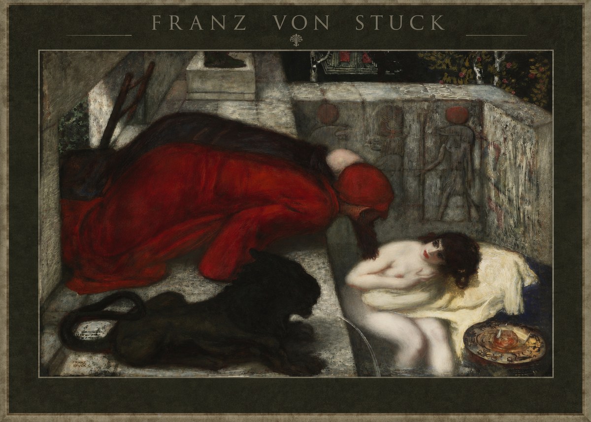 Franz von Stuck Salome No2 - Plakát