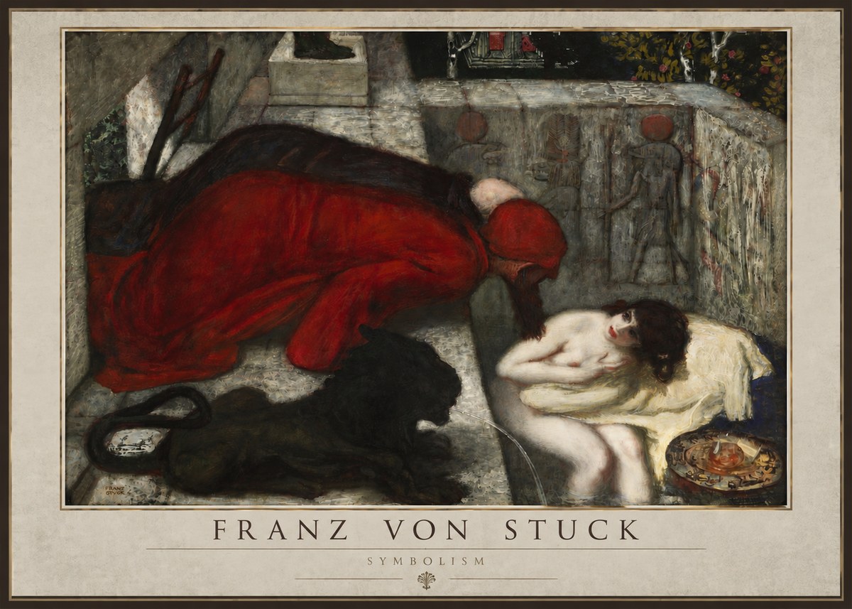 Franz von Stuck Salome No4 - Plakát