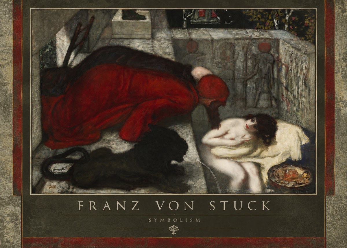 Franz von Stuck Salome No5 - Plakát