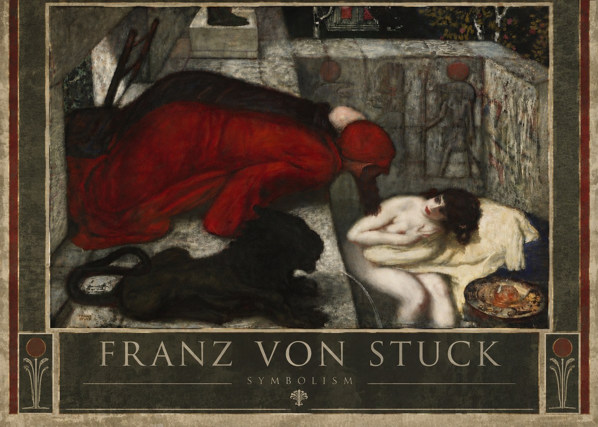 Franz von Stuck Salome No6 - Plakát