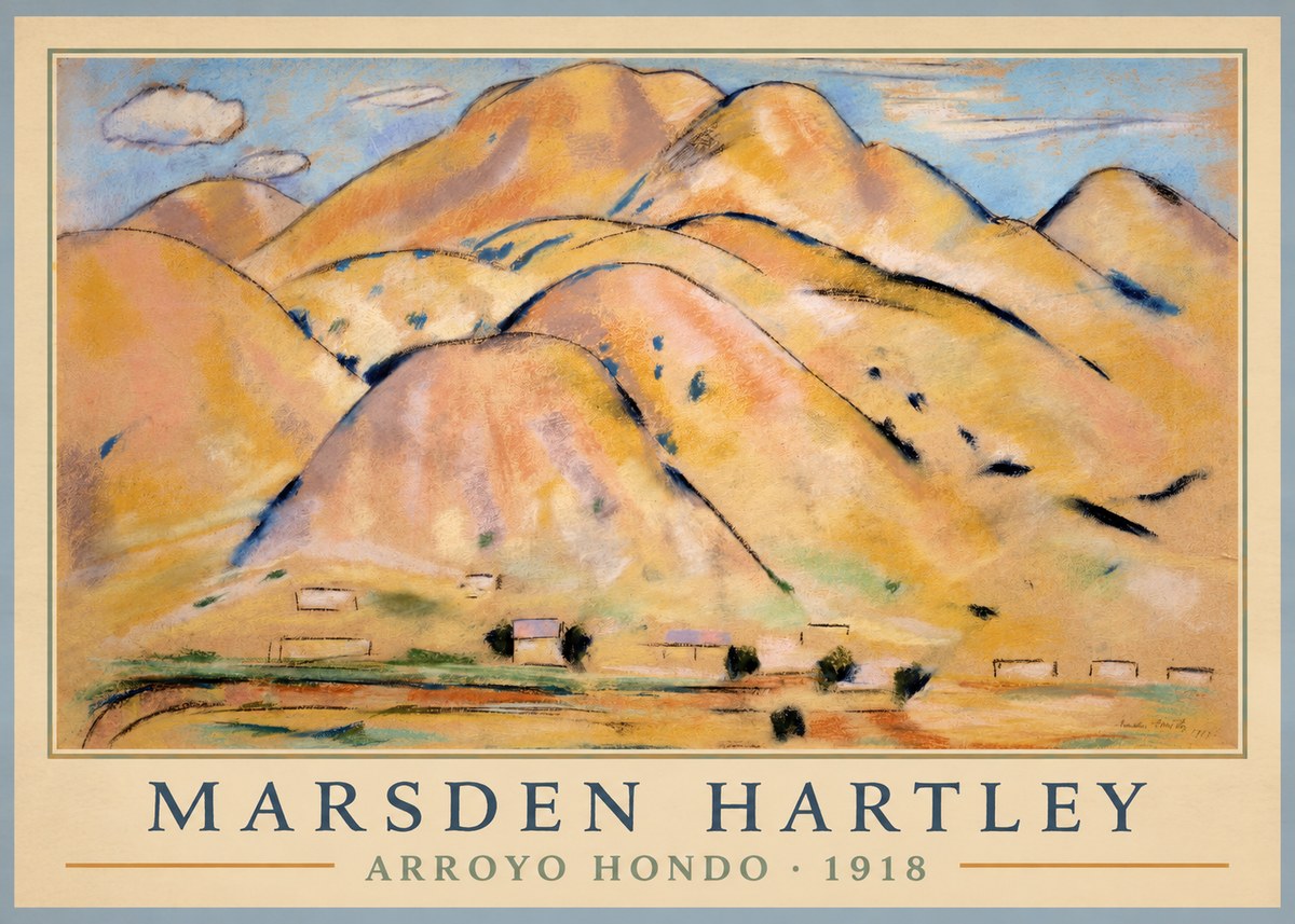 Marsden Hartley Arroyo Hondo No2 - Plakát
