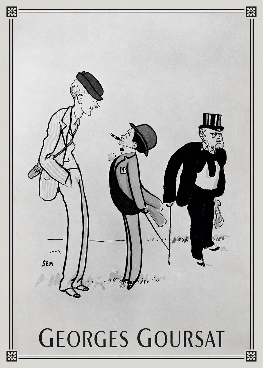 Georges Goursat Georges Goursat V No1 - Plakát