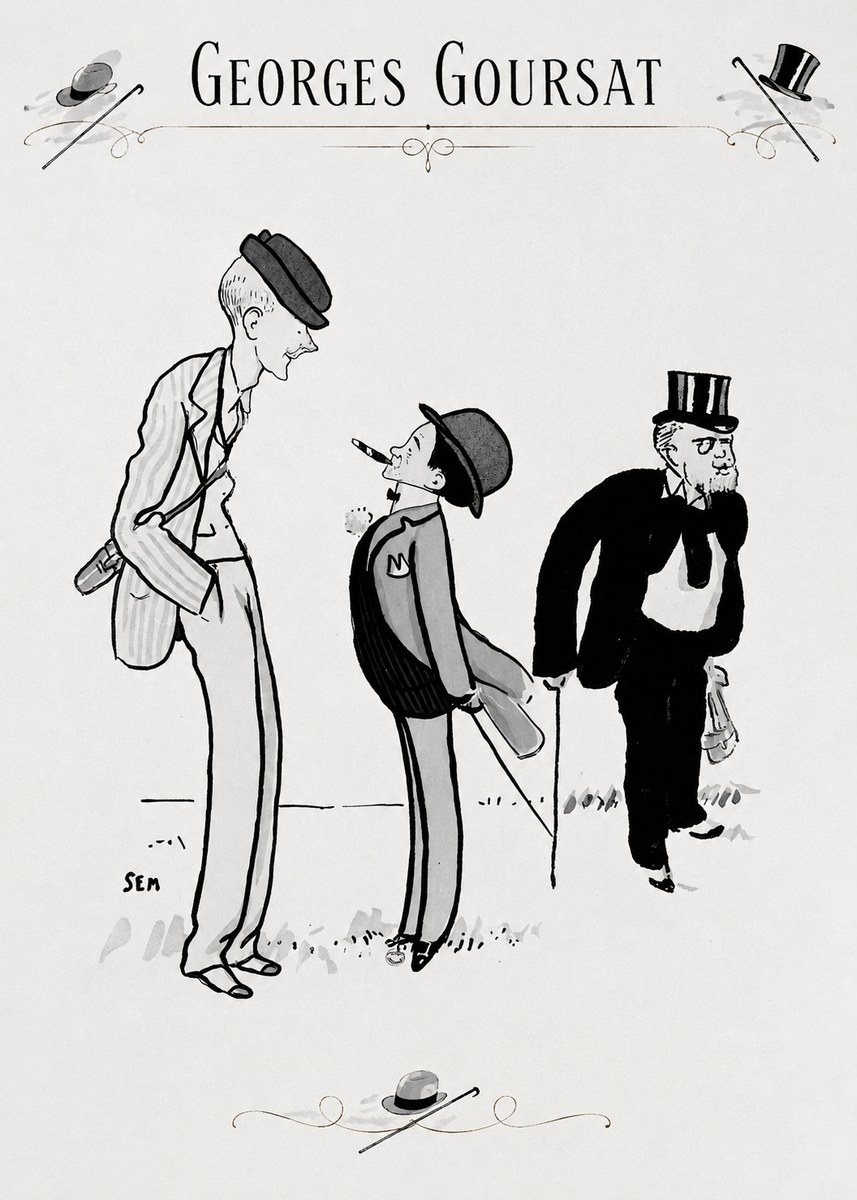Georges Goursat Georges Goursat V No4 - Plakát