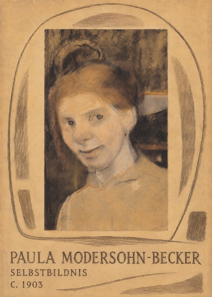 Paula Modersohn-Becker Selbstbildnis No3 - Plakát