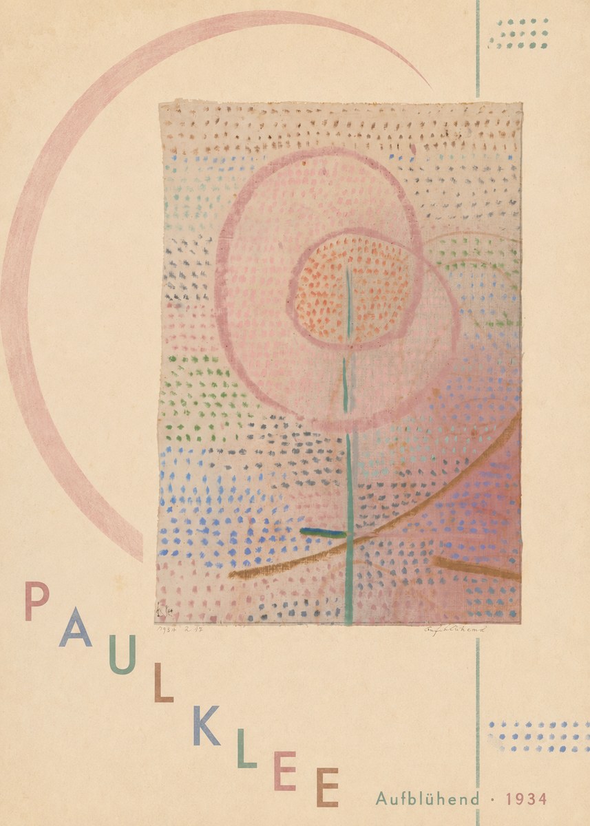 Paul Klee Aufblühend No6 - Plakát