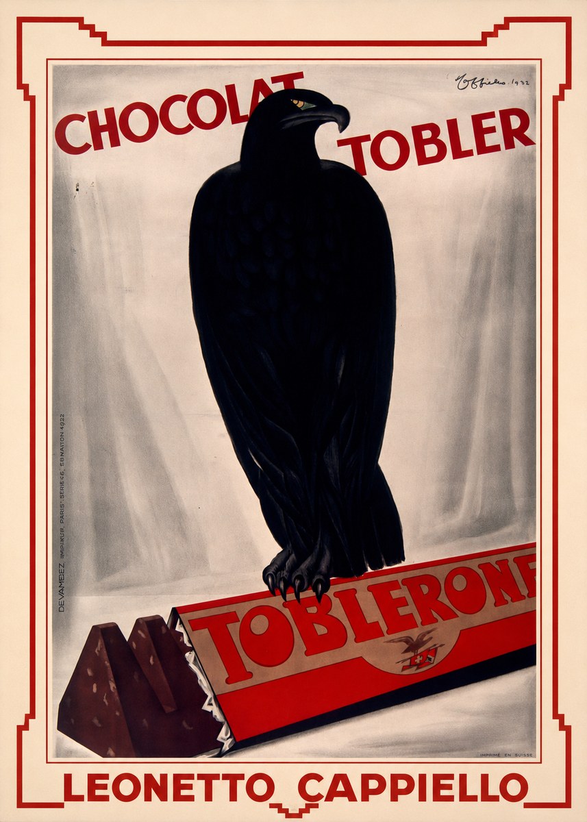 Leonetto Cappiello Chocolat Tobler No1 - Plakát