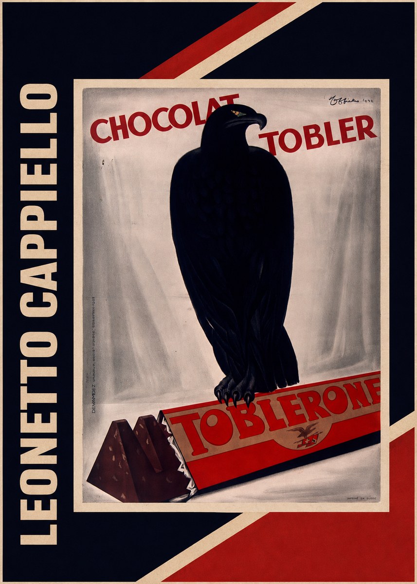 Leonetto Cappiello Chocolat Tobler No2 - Plakát