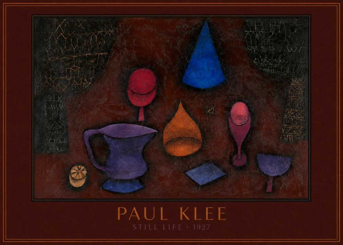 Paul Klee Still Life No3 - Plakát