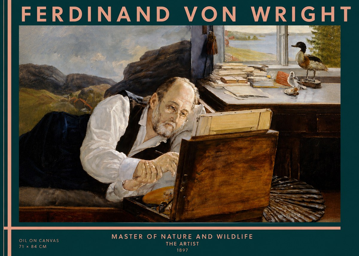 Ferdinand von Wright The Artist No3 - Plakát