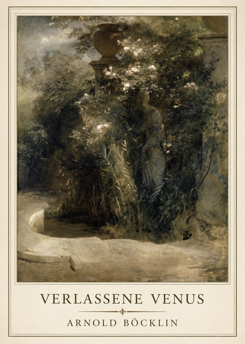 Arnold Böcklin Verlassene Venus No1 - Plakát