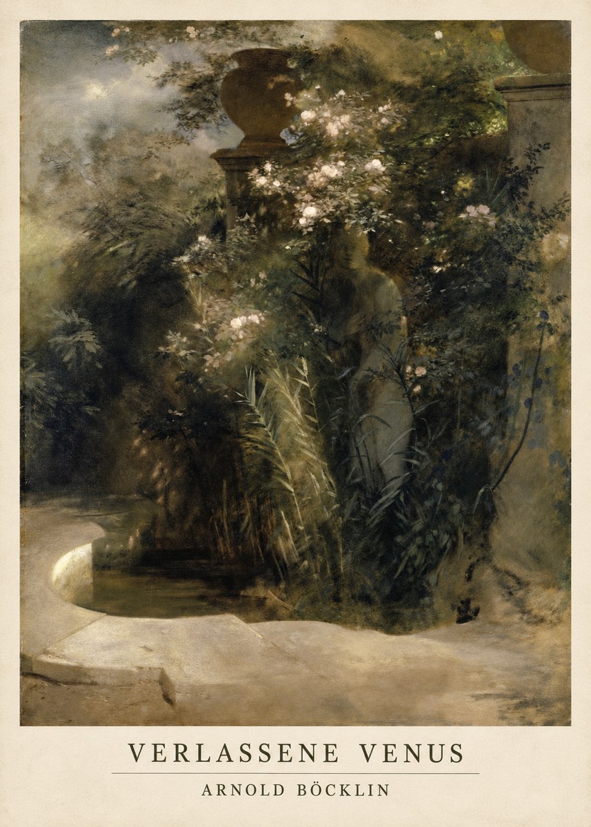 Arnold Böcklin Verlassene Venus No2 - Plakát