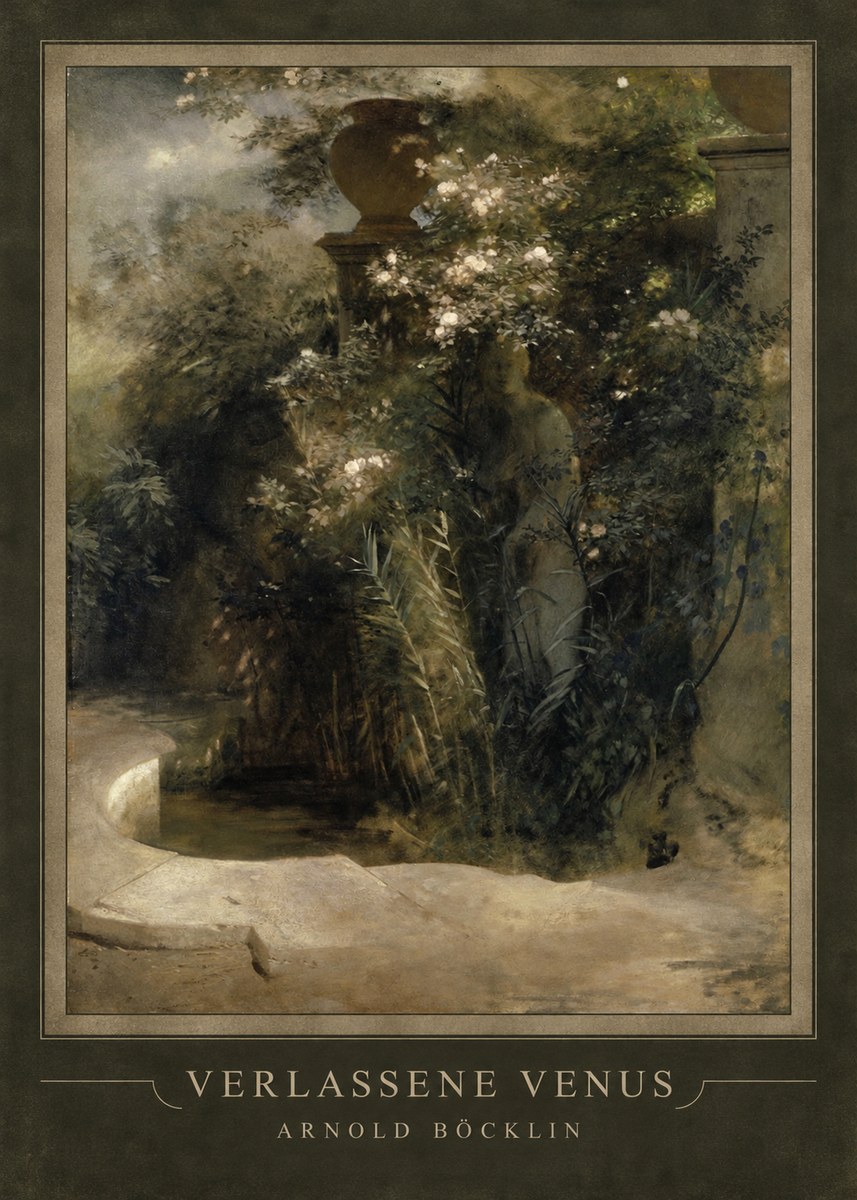 Arnold Böcklin Verlassene Venus No4 - Plakát