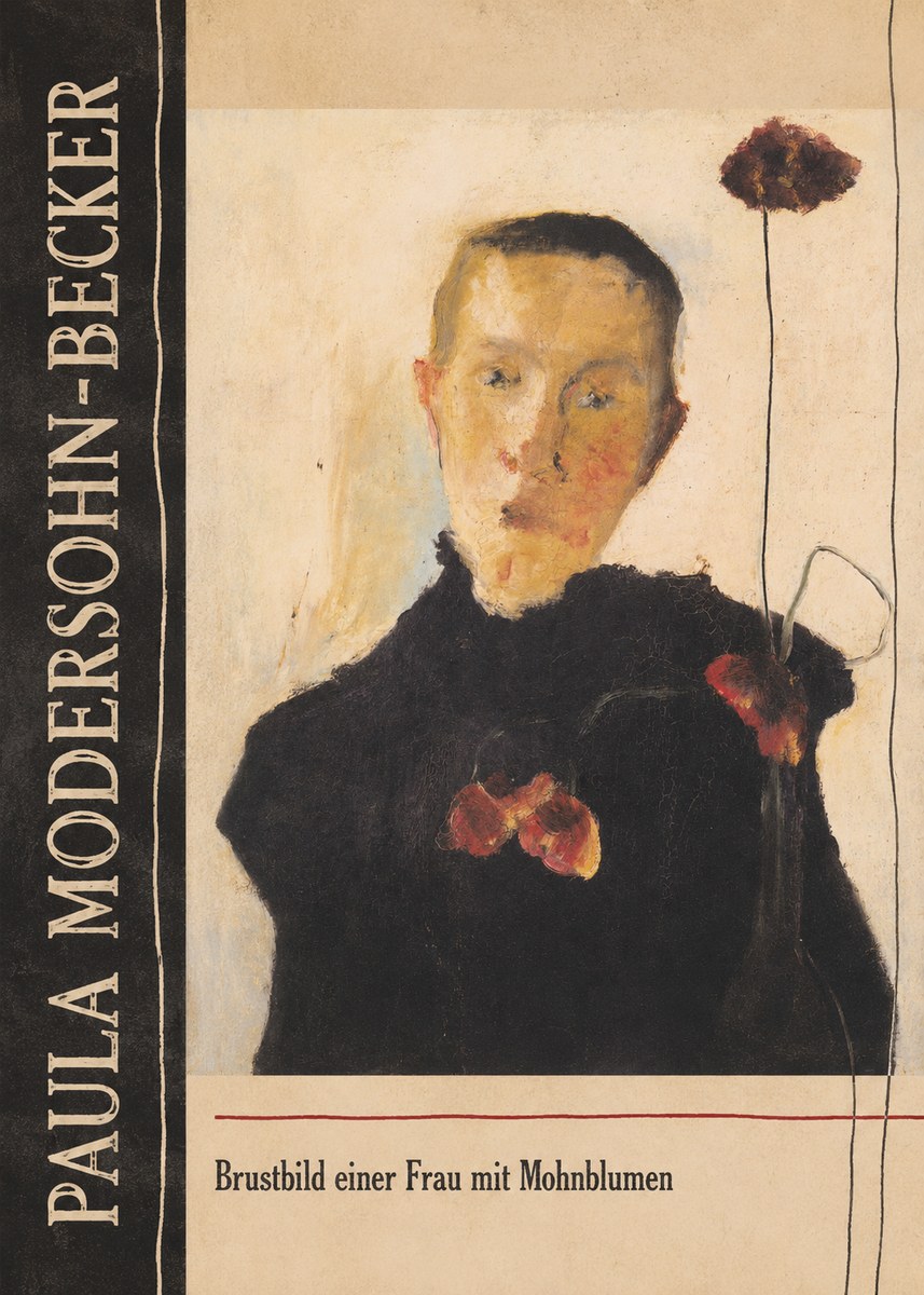 Paula Modersohn-Becker Brustbild Einer Frau Mit Mohnblumen No2 - Plakát