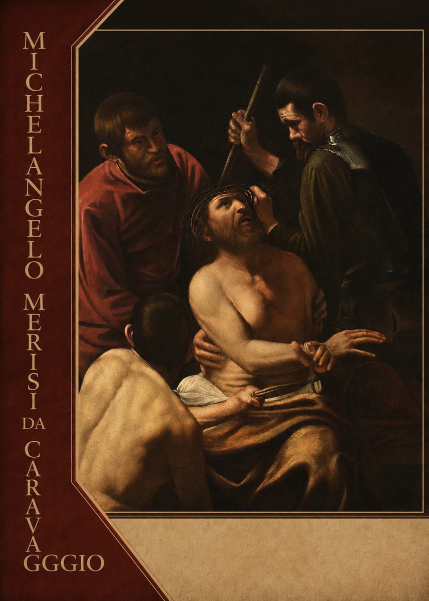Michelangelo Merisi da Caravaggio Christ Crowned with Thorns No5 - Plakát