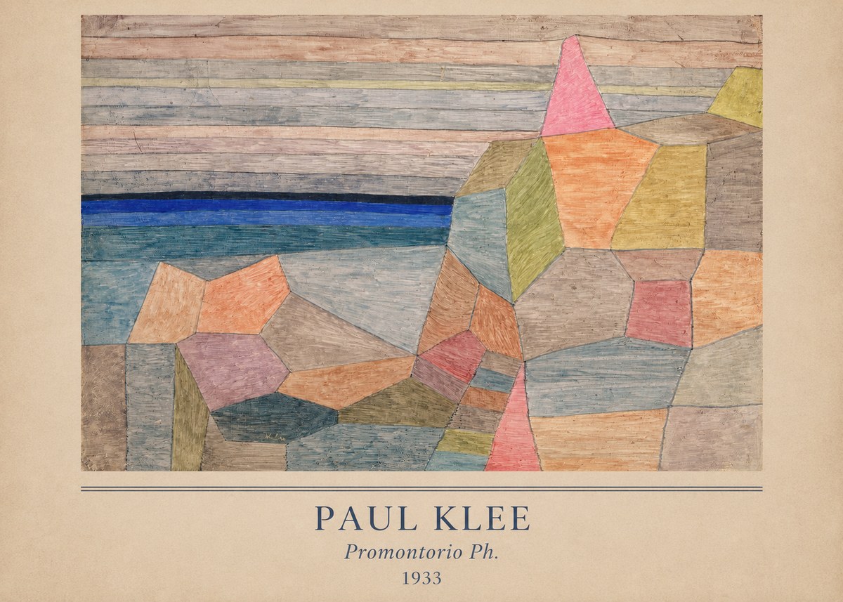 Paul Klee Promontorio Ph. No3 - Plakát