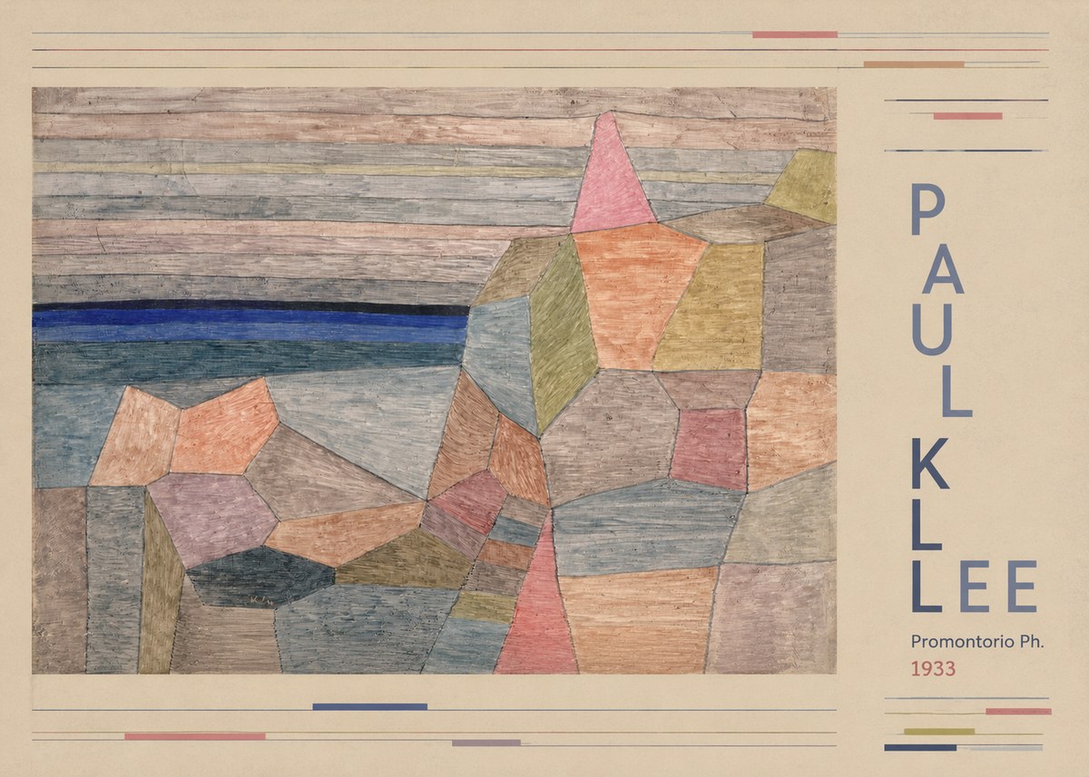 Paul Klee Promontorio Ph. No5 - Plakát