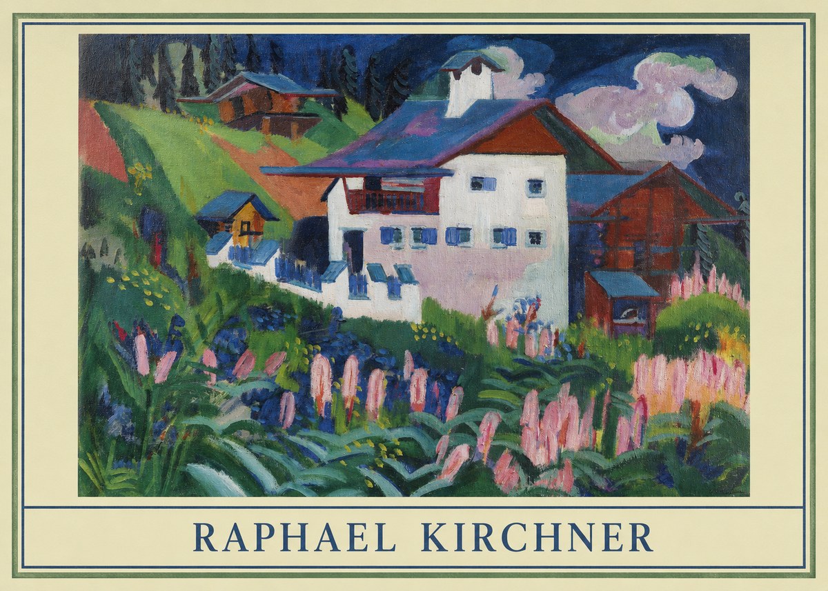 Raphael Kirchner Tiroler Haus No3 - Plakát
